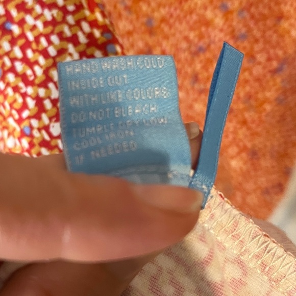 J. McLaughlin Coral, Orange Painted Dot Midi Dress in size XS, NWOT - Picture 10 of 12